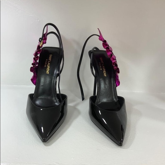 ❗️SOLD❗️Saint Laurent patent leather ankle heels - Picture 4 of 4